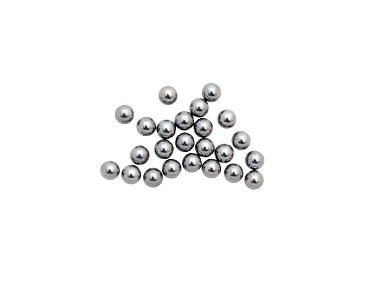 kogels 1 4 inch zilver 24 stuks