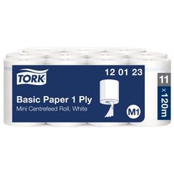 Tork Poetspapier 120123 papier 1-laags wit pak 11 stuks