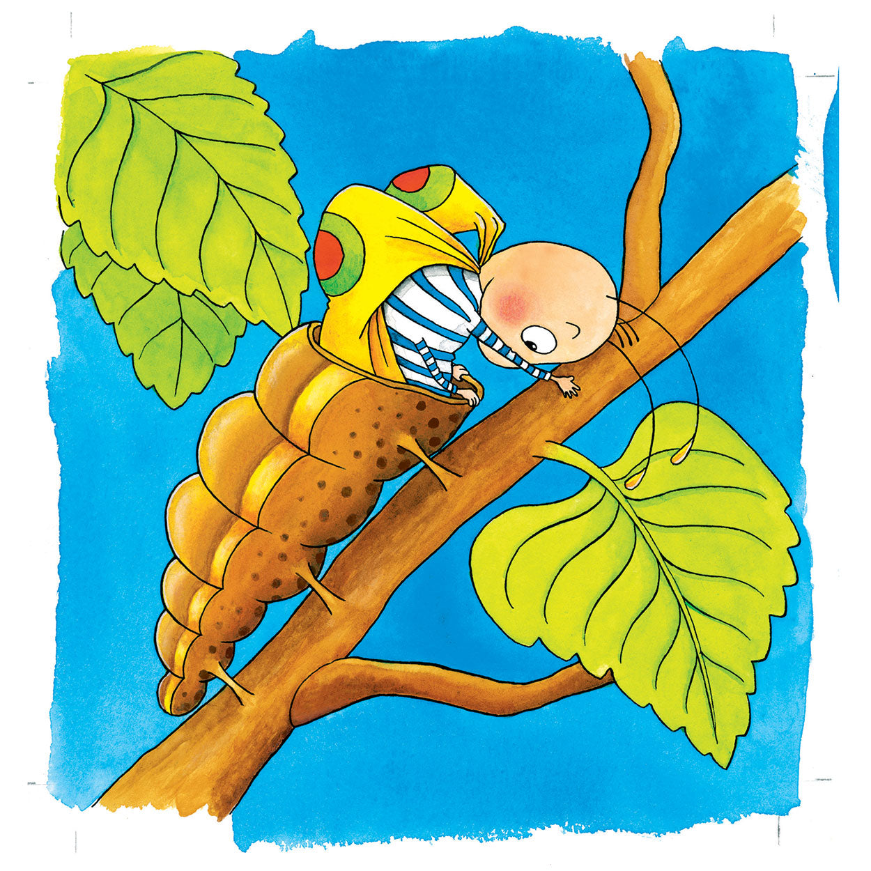 Goki Puzzel: vlinder 20x20x1,5cm, 4 lagen, 44-delig, hout, 3+