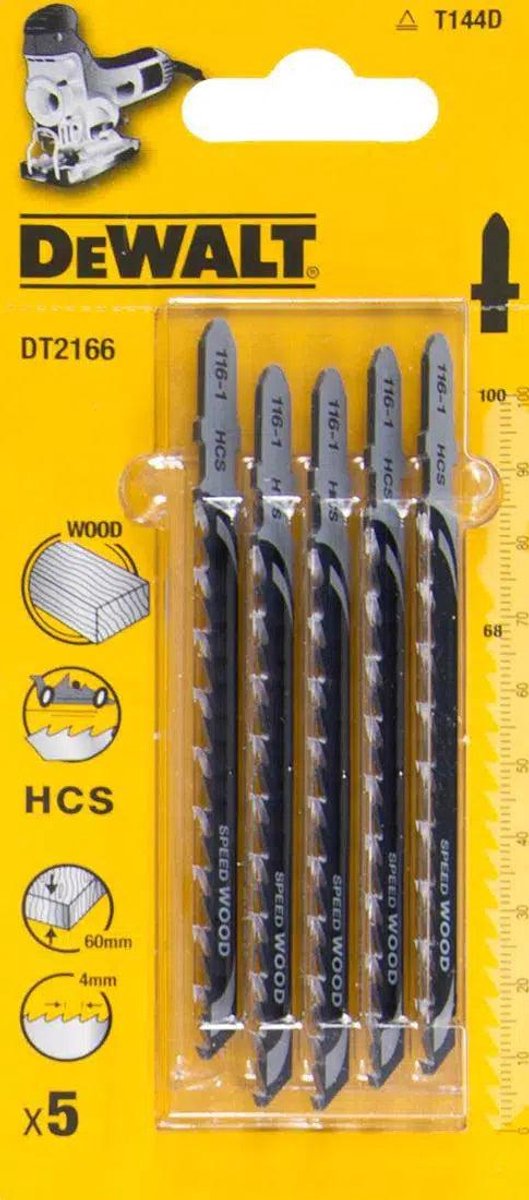 DeWalt dt2166 t 144 d decoupeerzaagblad voor hout spaanplaat ve=5