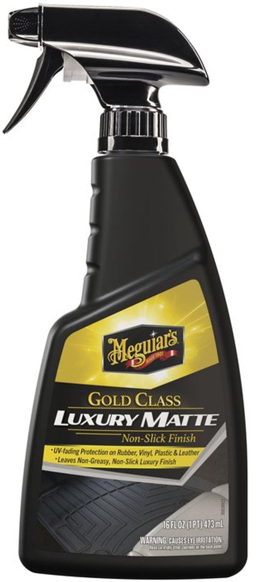 Meguiar's Meguiar’s gold class luxury matte – 473ml – matte oppervlak reiniger – zonder glansvorming – streepvrij resultaat