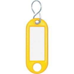 Sleutelhanger Wedo geel 10 stuks