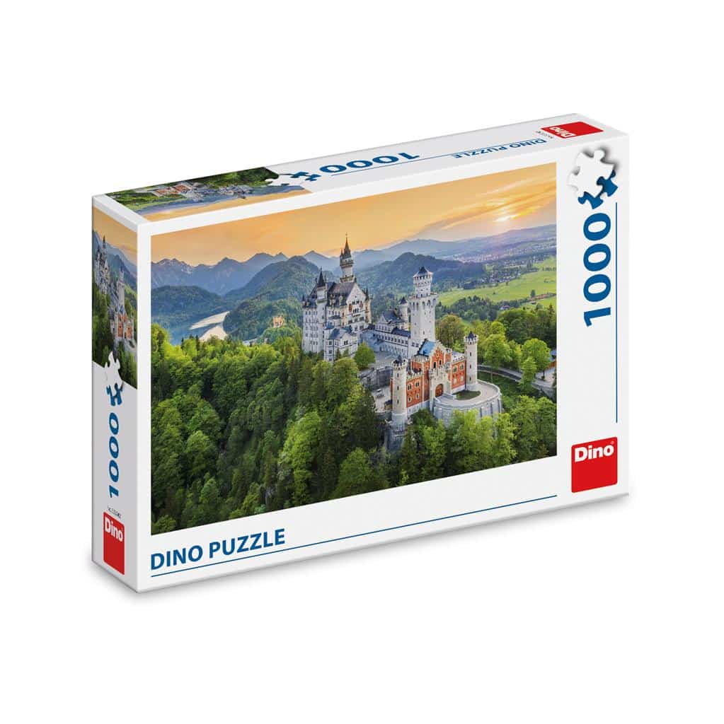 DinoToys Dino puzzel van kasteel neuschwanstein - 1000 stukjes