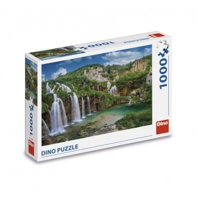 DinoToys Dino puzzel van plitvice watervallen kroatië- 1000 stukjes