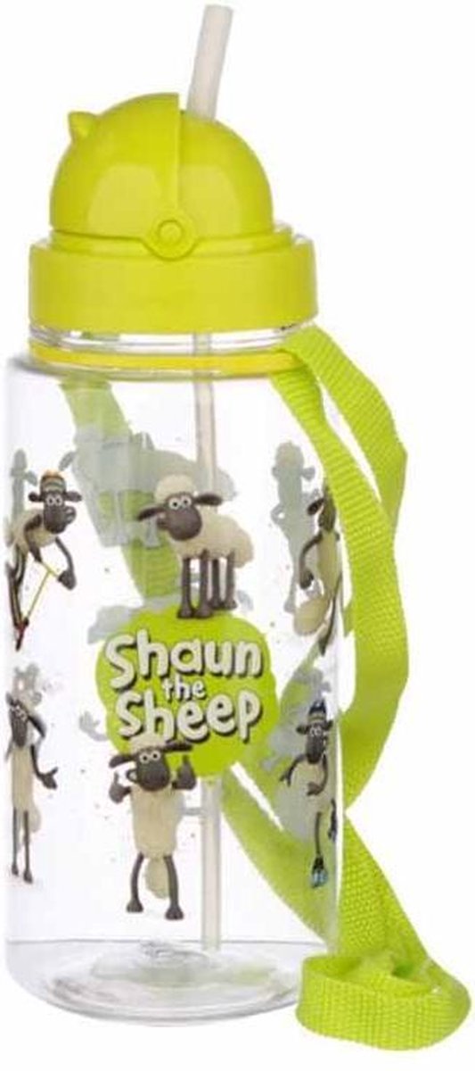 Puckator Drinkbeker met rietje shaun the sheep