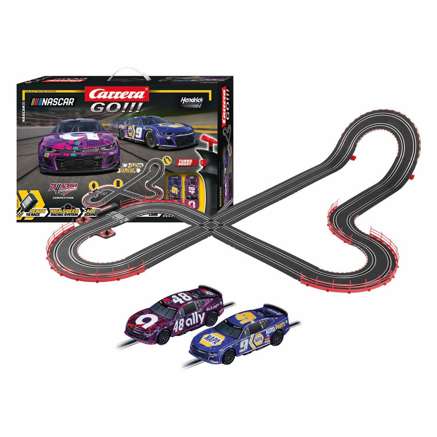 Carrera go!!! racebaan - nascar talladega competition