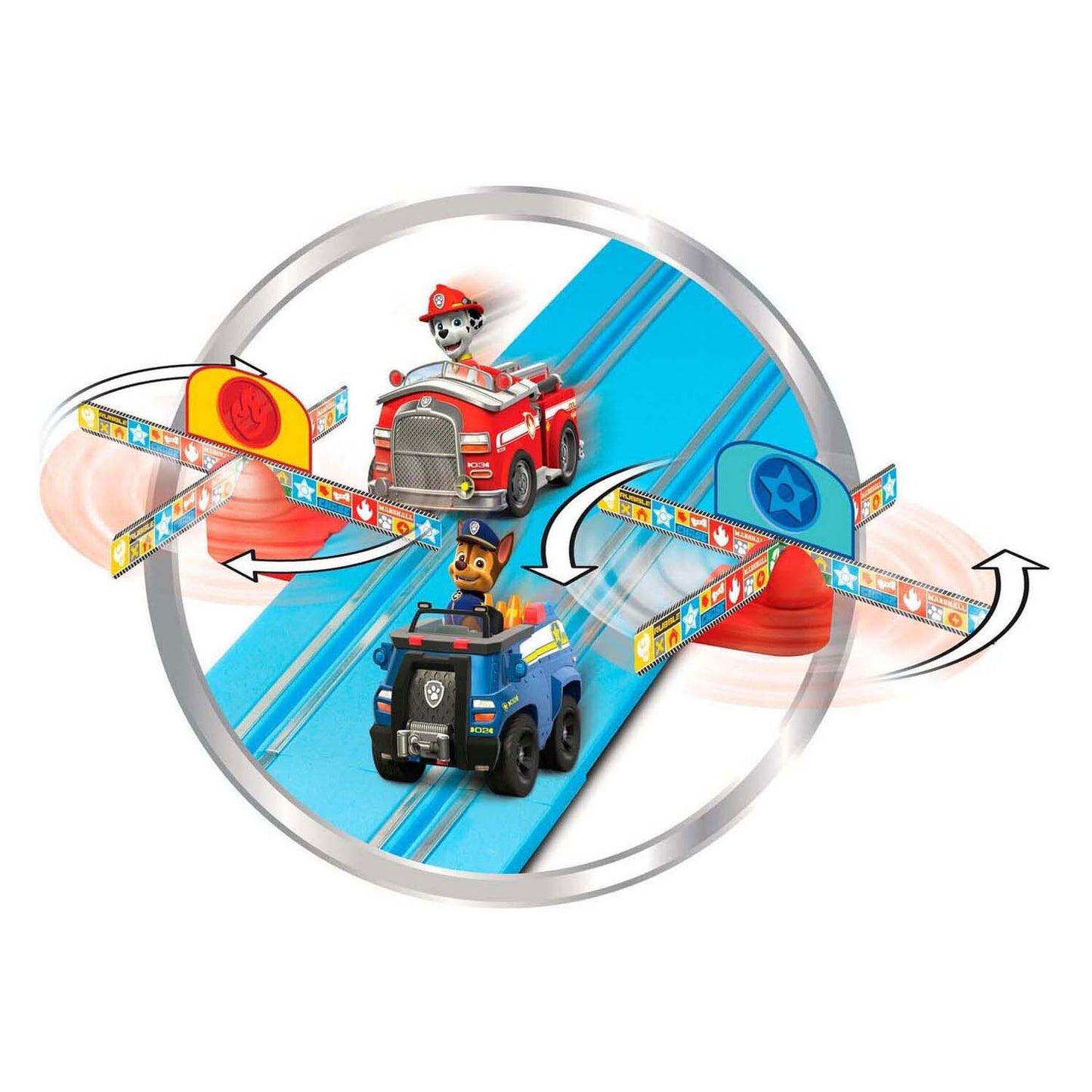 Carrera racebaan first paw patrol - race 'n' rescue