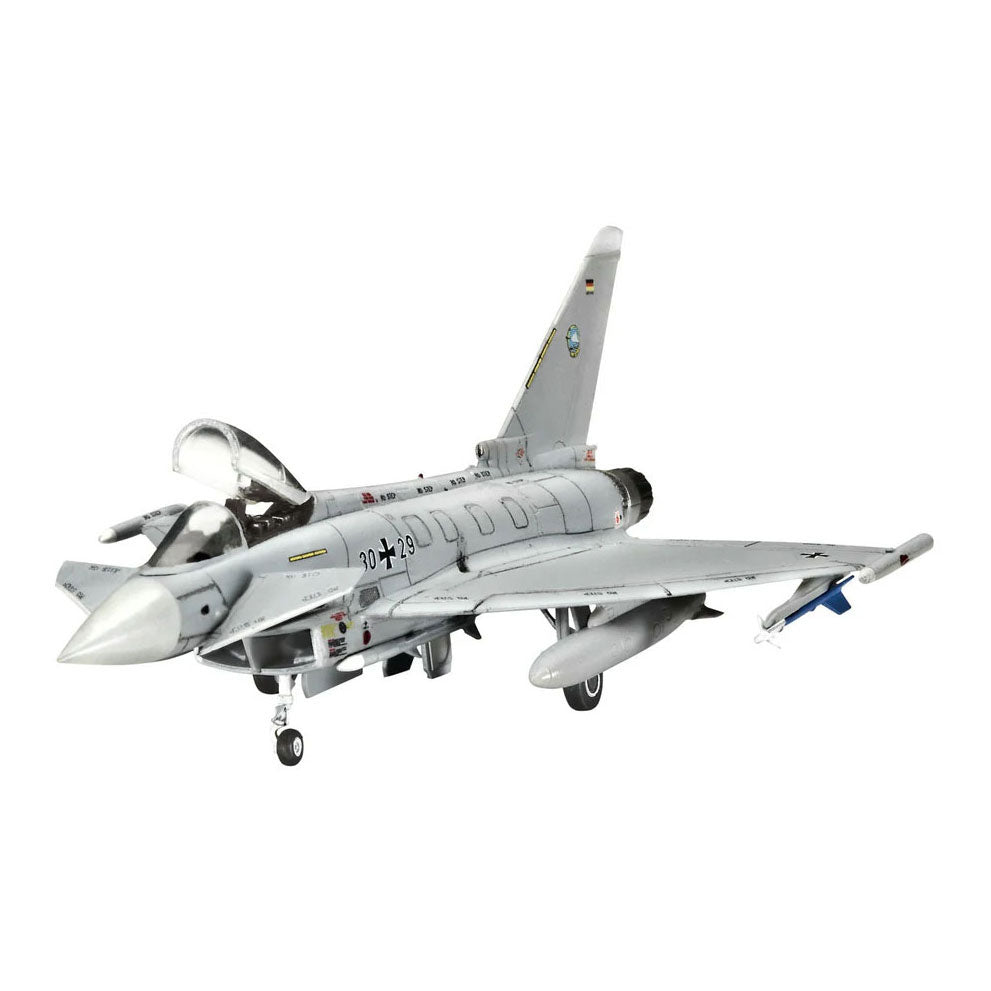 Revell modelbouwpakket starter kit eurofighter typhoon (single seater) 1:144 - 63dlg.