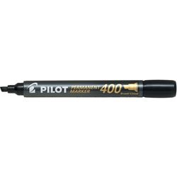 Pilot Permanent marker 400 beitelvormige punt zwart