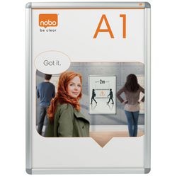 Nobo Kliklijst aluminium a1 zilver