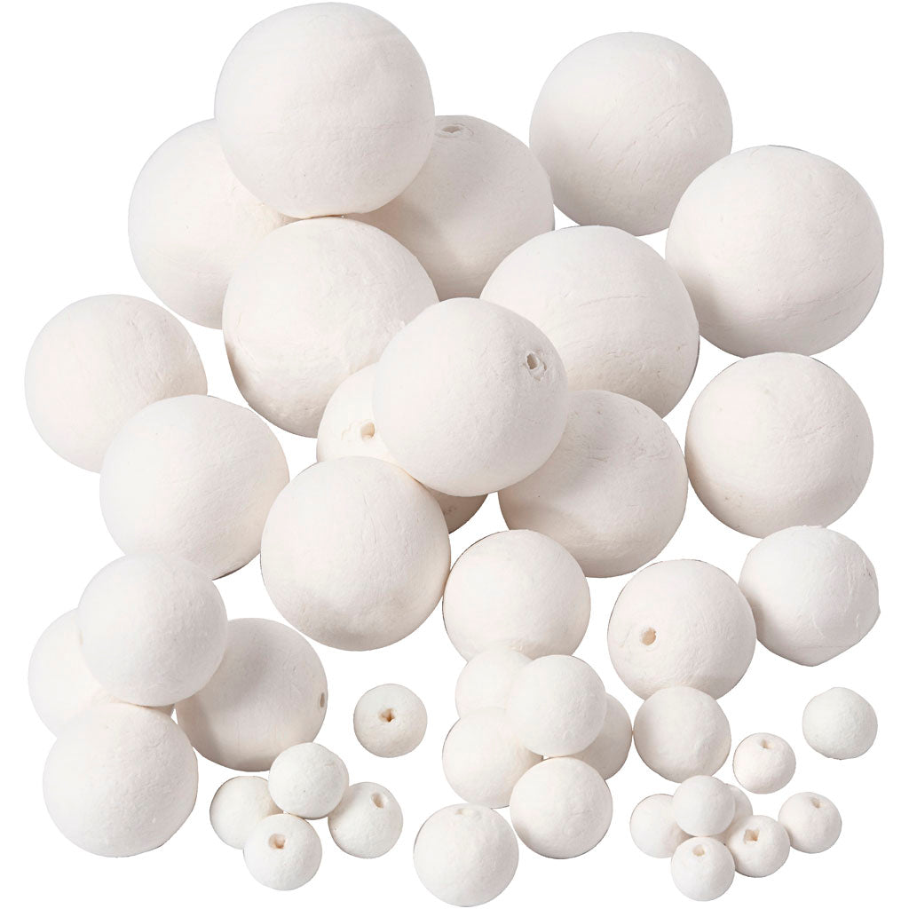 Creativ Company Https: www.cchobby.nl ballen-d-12-15-20-30-40-50-mm-wit-42-stuk-1-doos