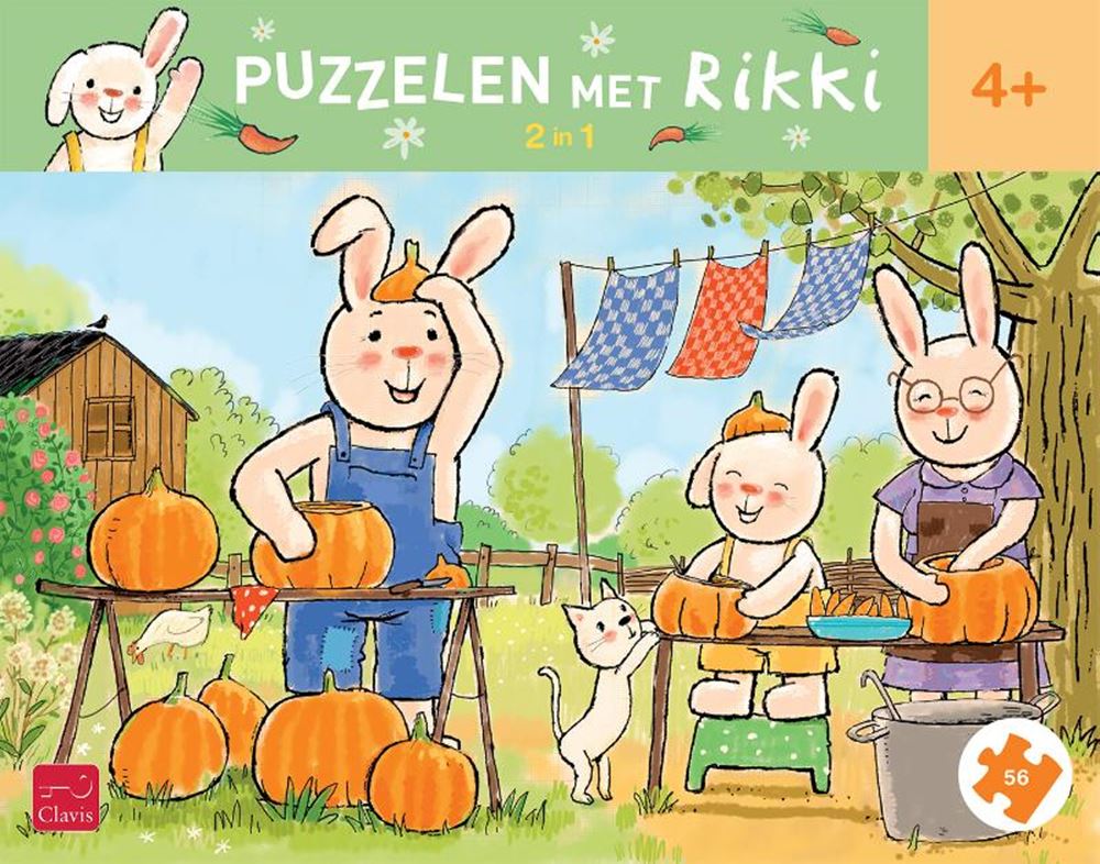 Puzzelen met Rikki. 2+