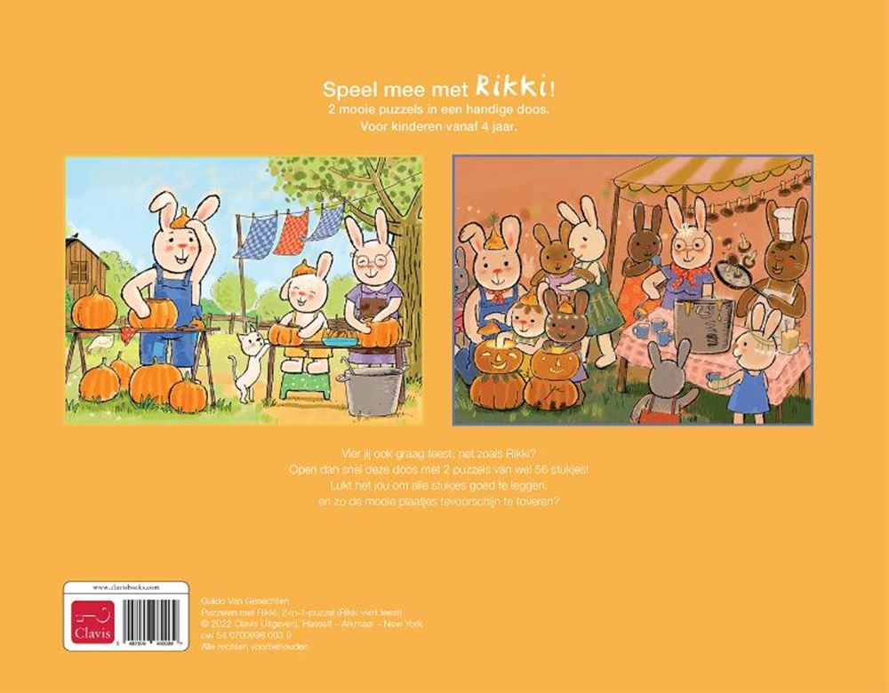Puzzelen met Rikki. 2+