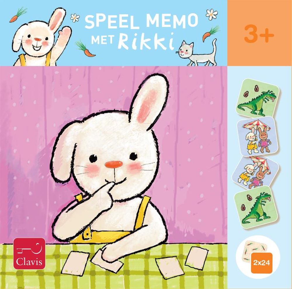 Speel memo met Rikki. 3+