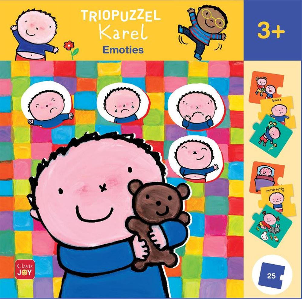 Triopuzzel Karel. Emoties 3+