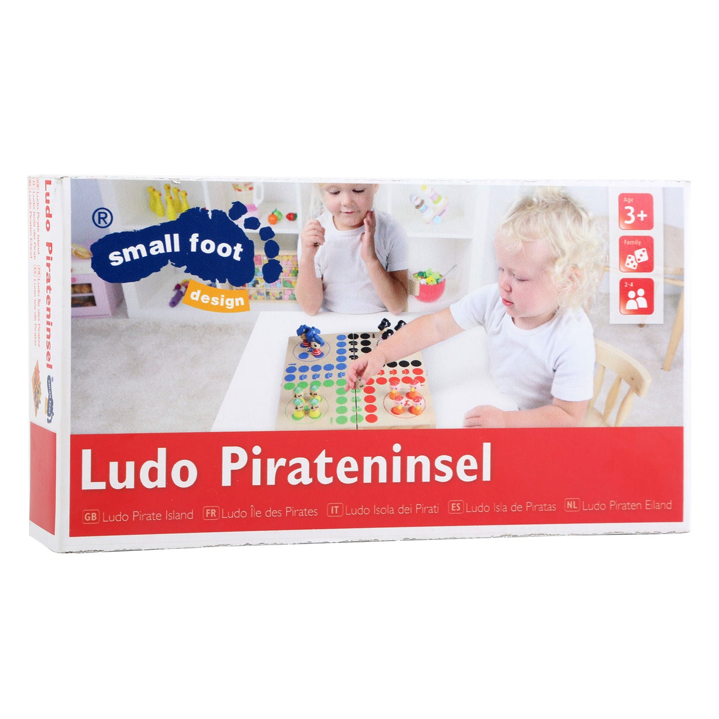 Small Foot - houten ludo pirateneiland