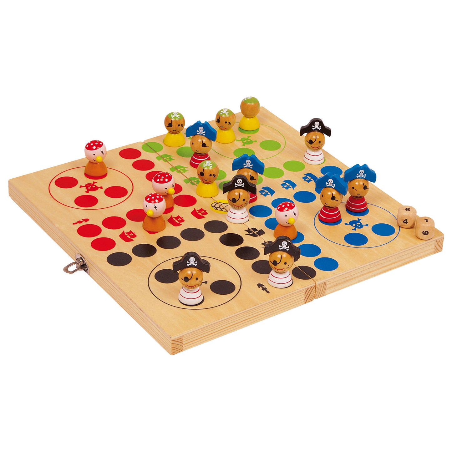 Small Foot - houten ludo pirateneiland