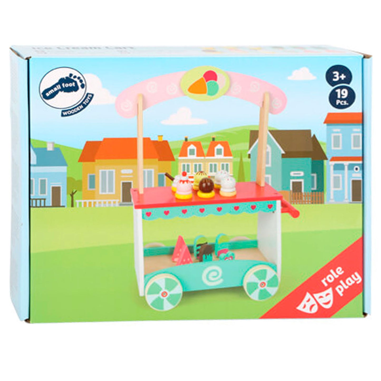 Small Foot - houten ijscokar met accessoires