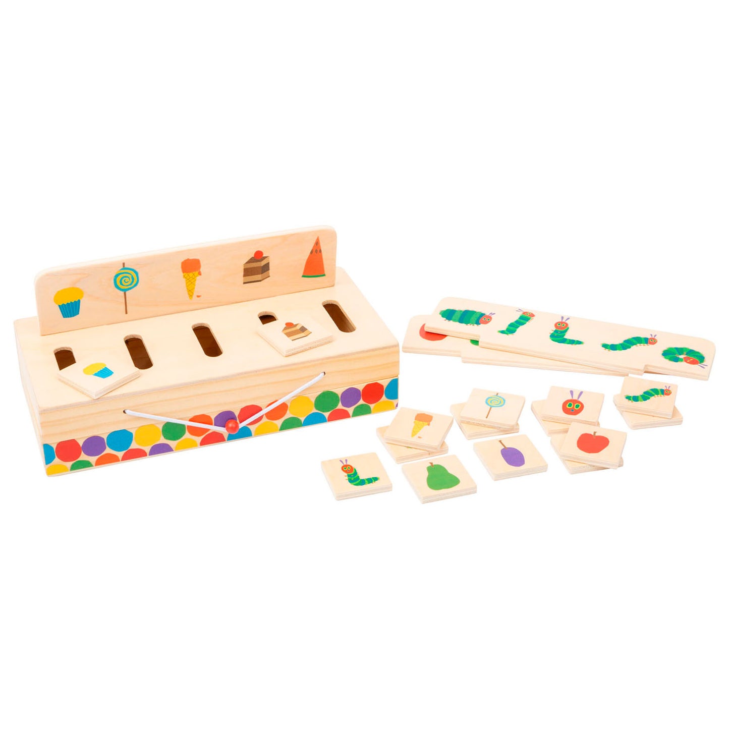 Small Foot - rupsje nooitgenoeg afbeeldingen sorteerbox