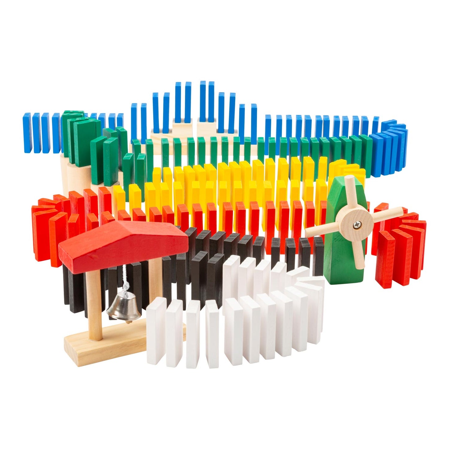 Small Foot - houten domino rally, 490dlg.
