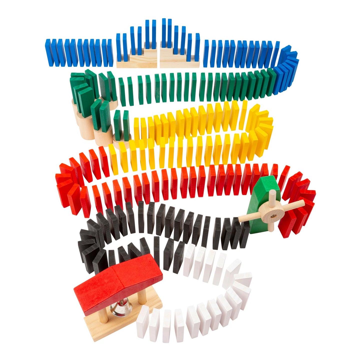 Small Foot - houten domino rally, 490dlg.