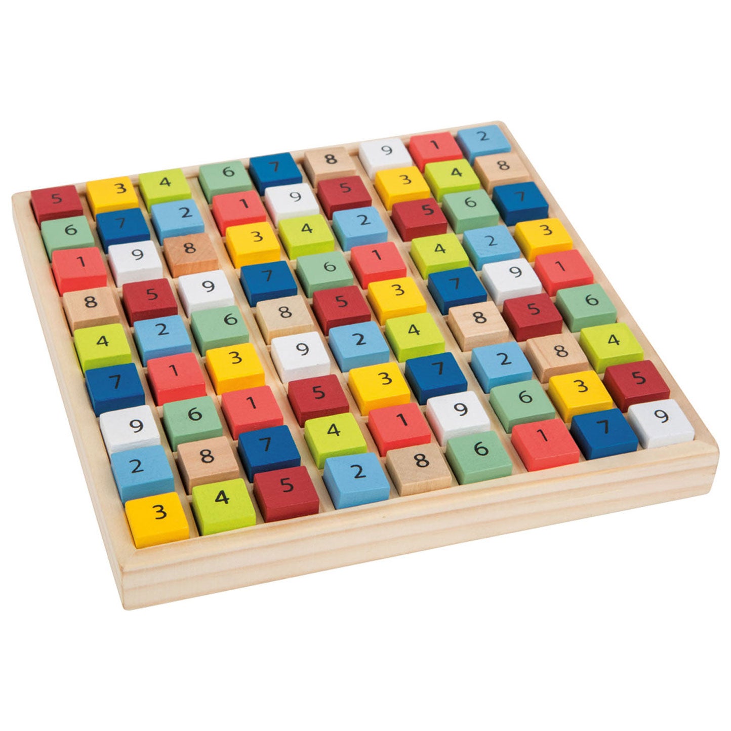 Small Foot - houten sudoku spel kleur, 82dlg.