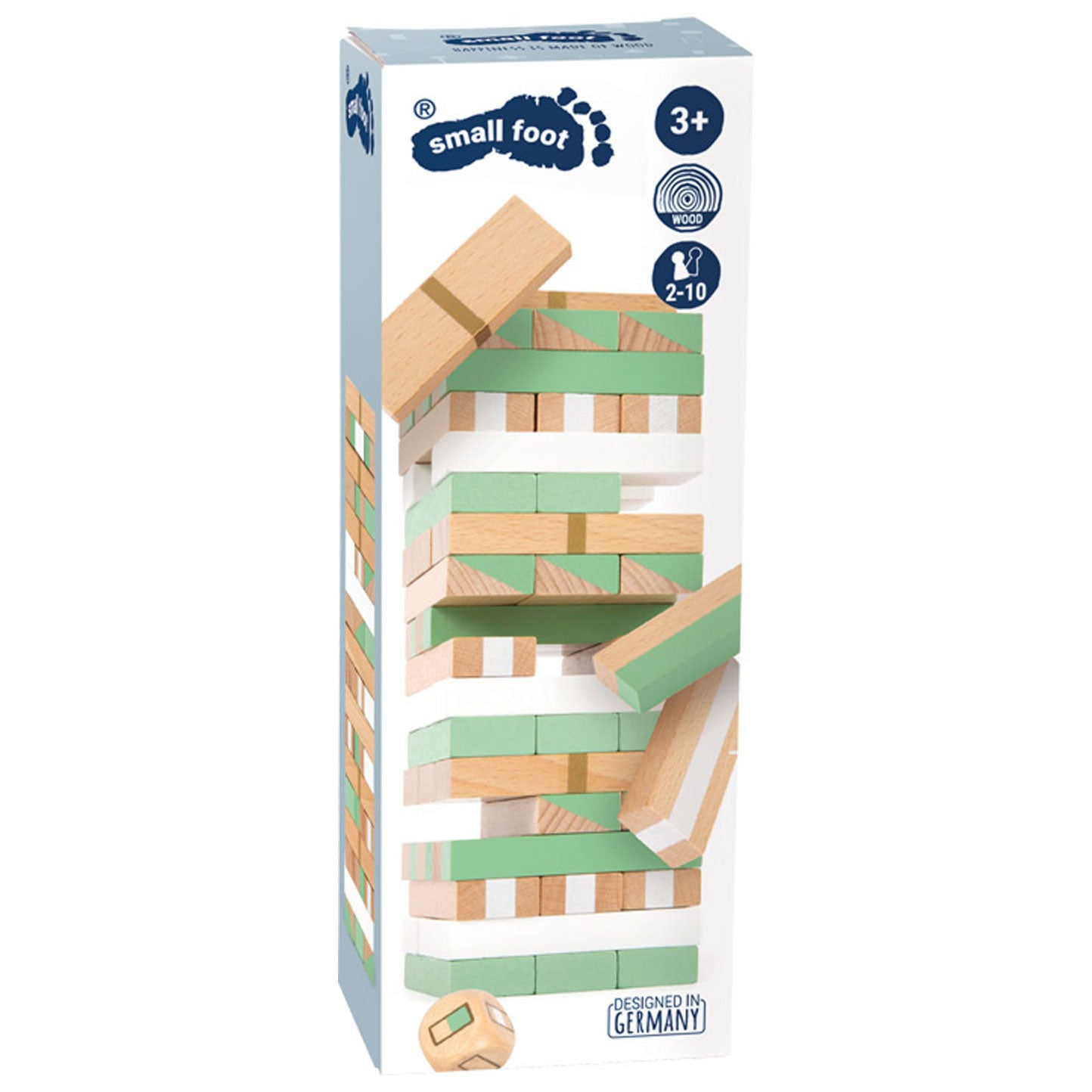 Small Foot - houten wiebeltoren spel gouden editie