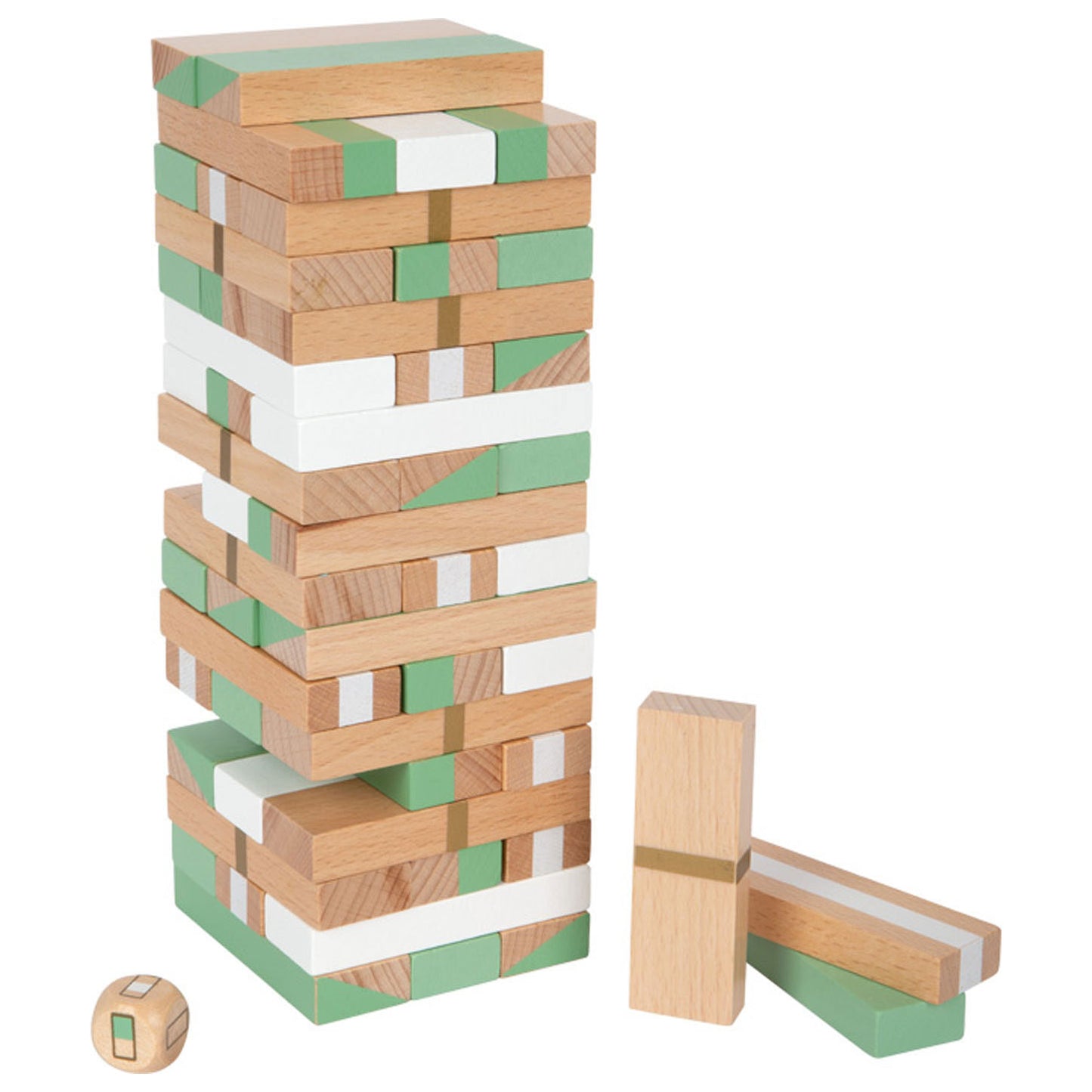 Small Foot - houten wiebeltoren spel gouden editie