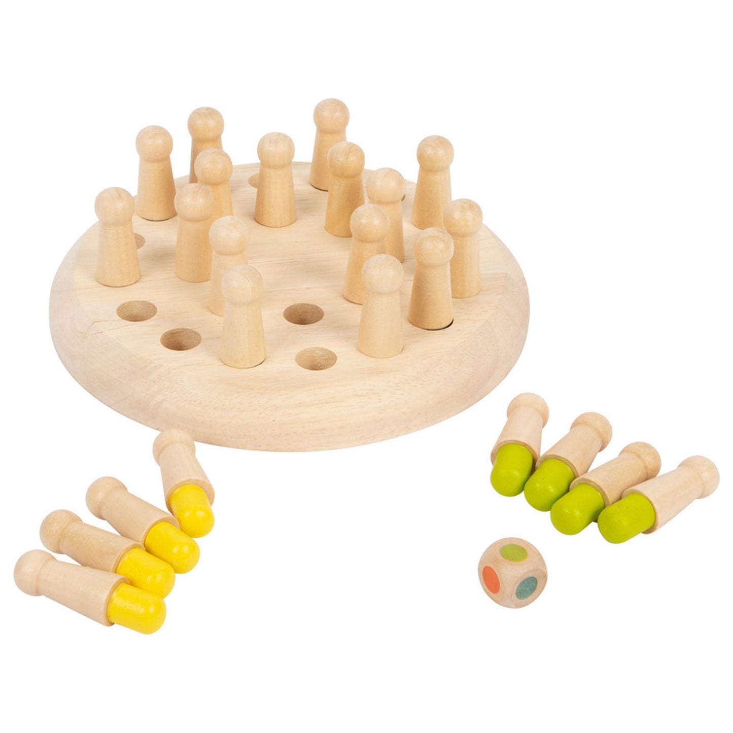 Small Foot - houten kleuren memo spel