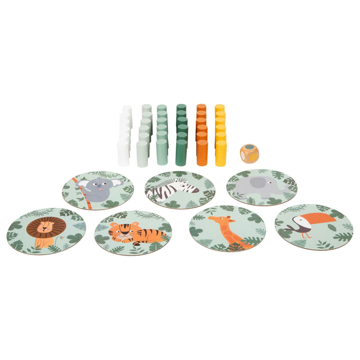 Small Foot - houten wiebeltoren safari spel
