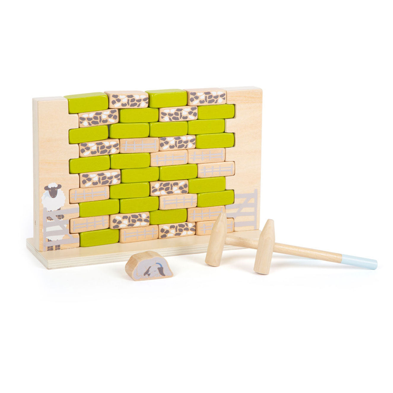 Small Foot - houten wiebel muur spel