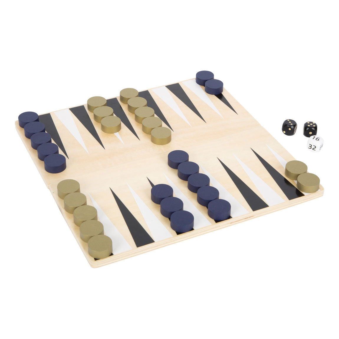Small Foot - schaak en backgammon spel (golden edition)