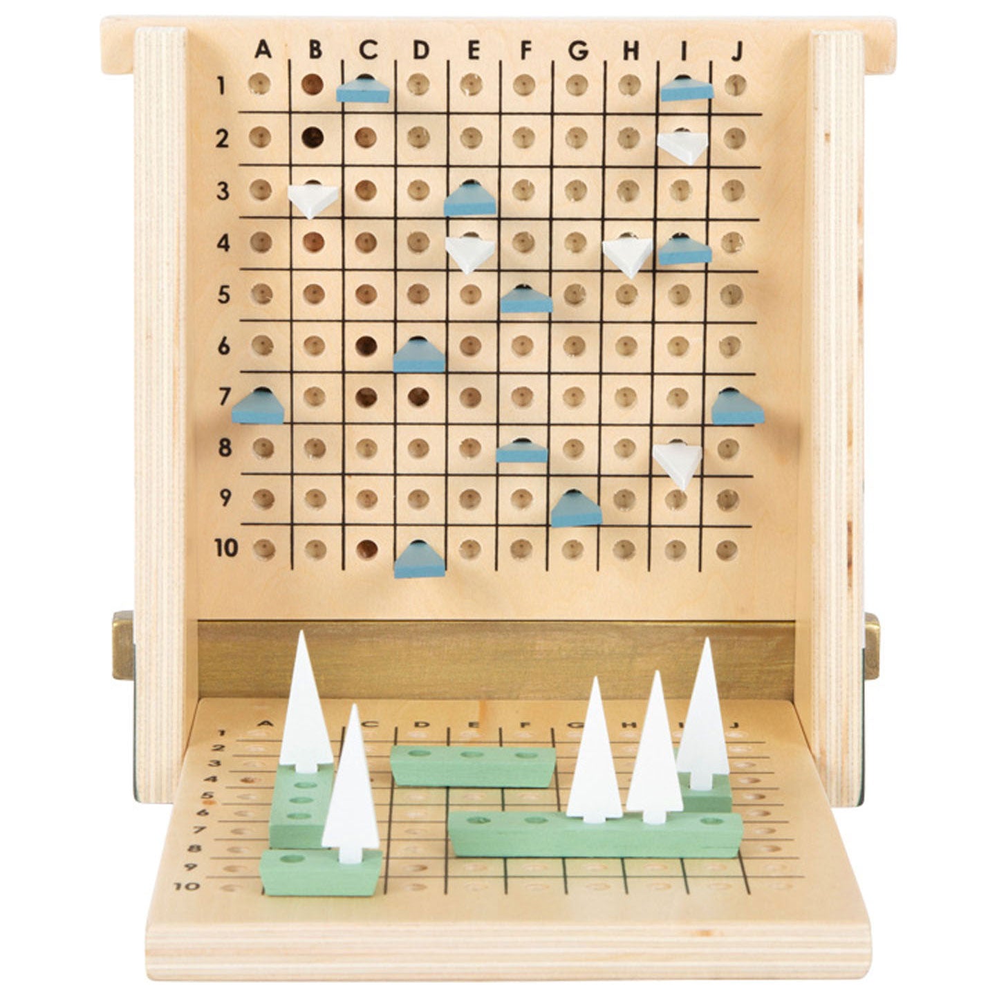 Small Foot - houten strategie spel slag om de schepen