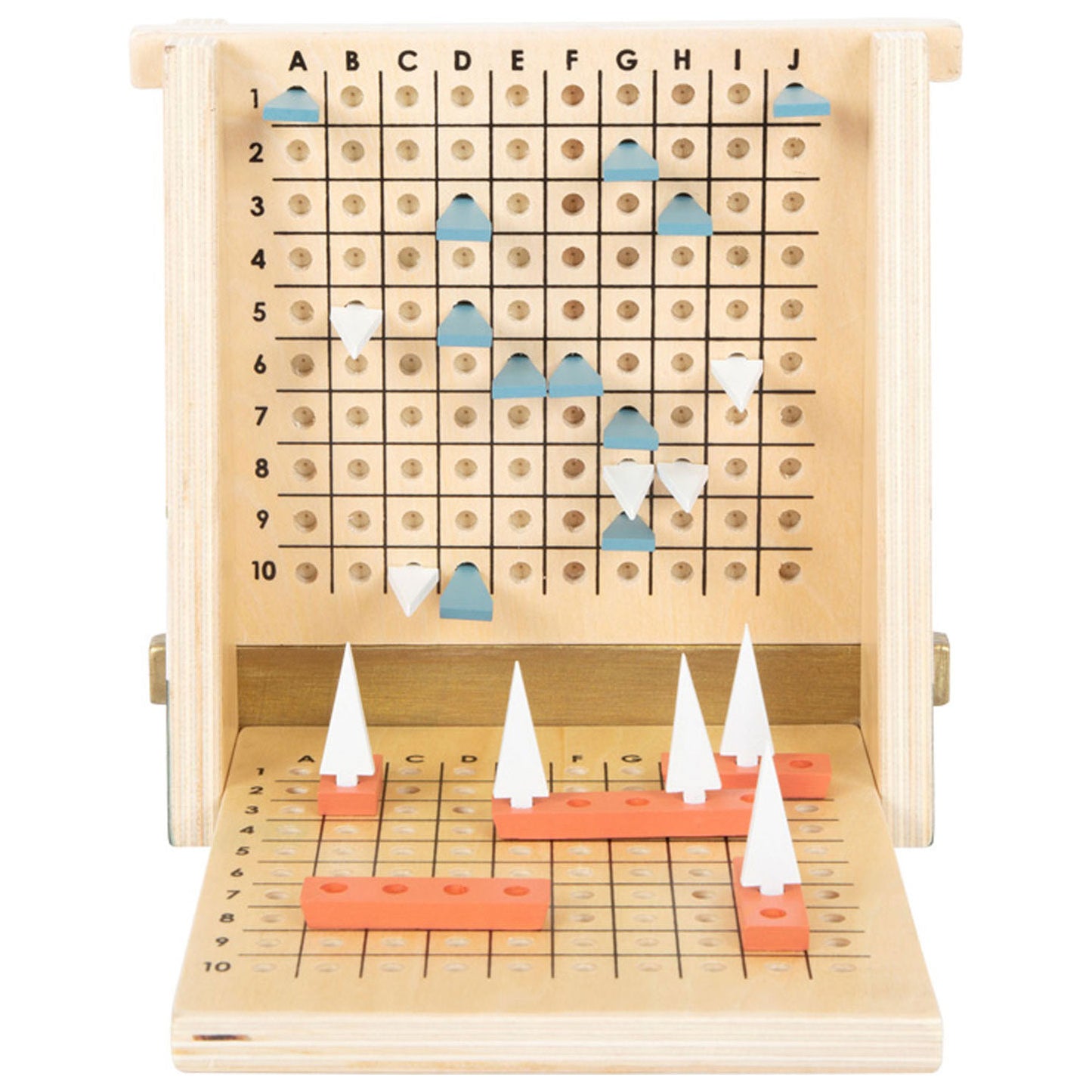 Small Foot - houten strategie spel slag om de schepen
