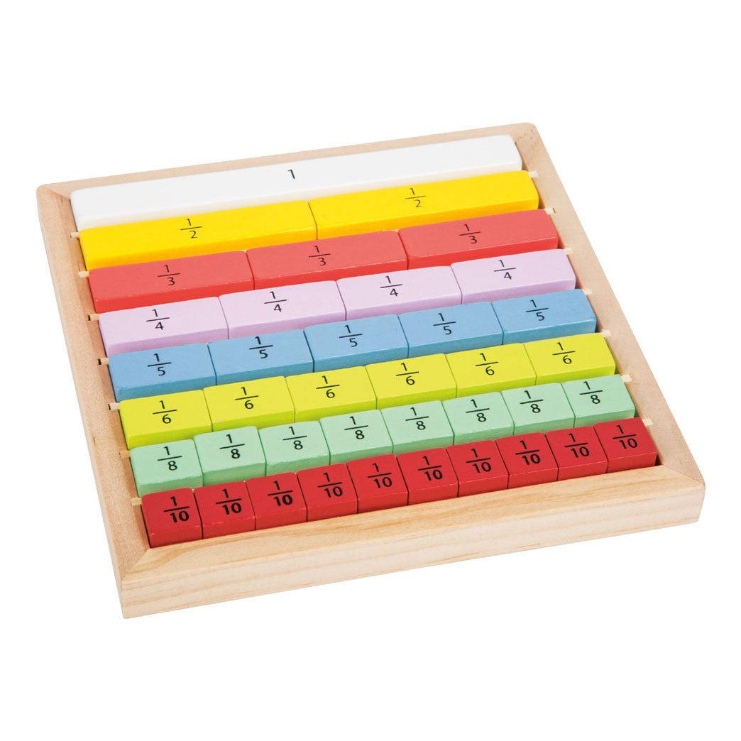 Small Foot - houten blokjes met breuken