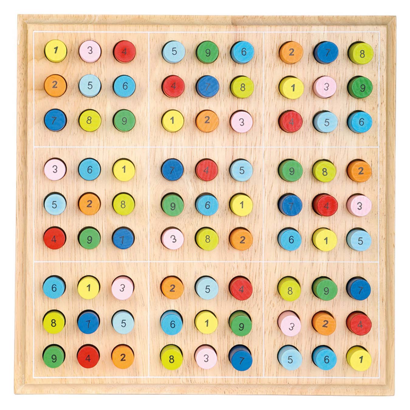 Small Foot - houten sudoku