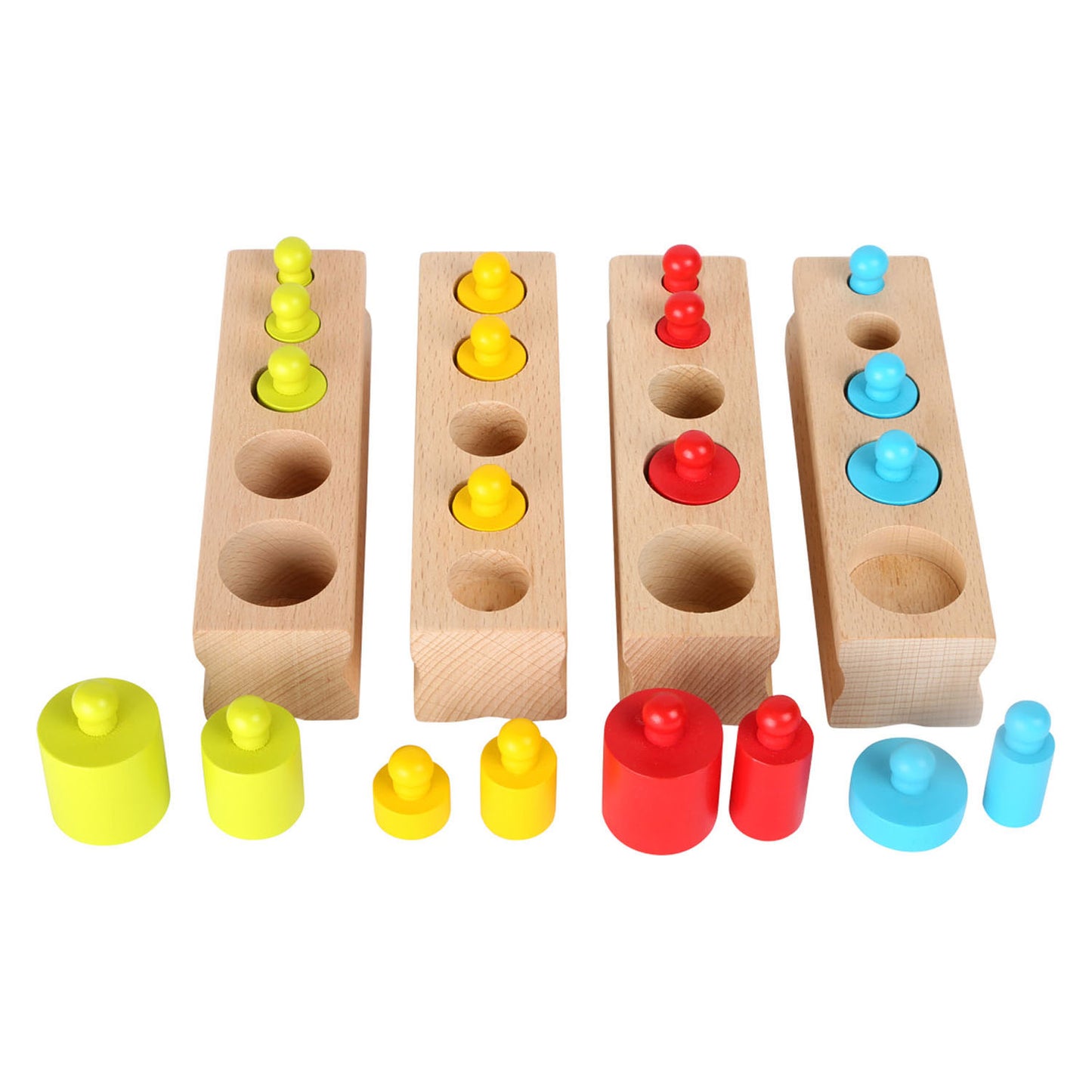 Small Foot - houten puzzel grootte sorteren