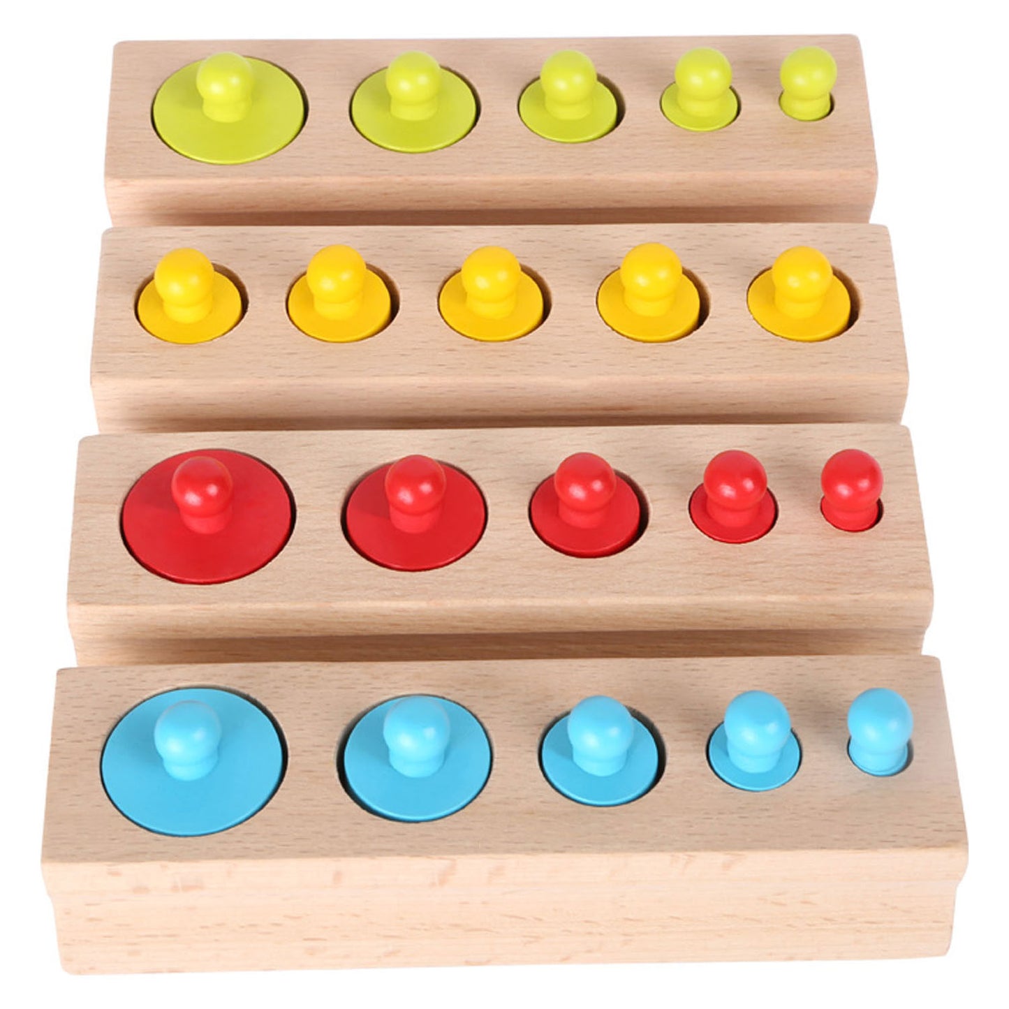 Small Foot - houten puzzel grootte sorteren