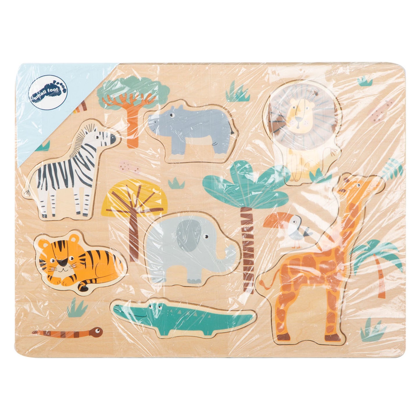 Small Foot - houten puzzel safari