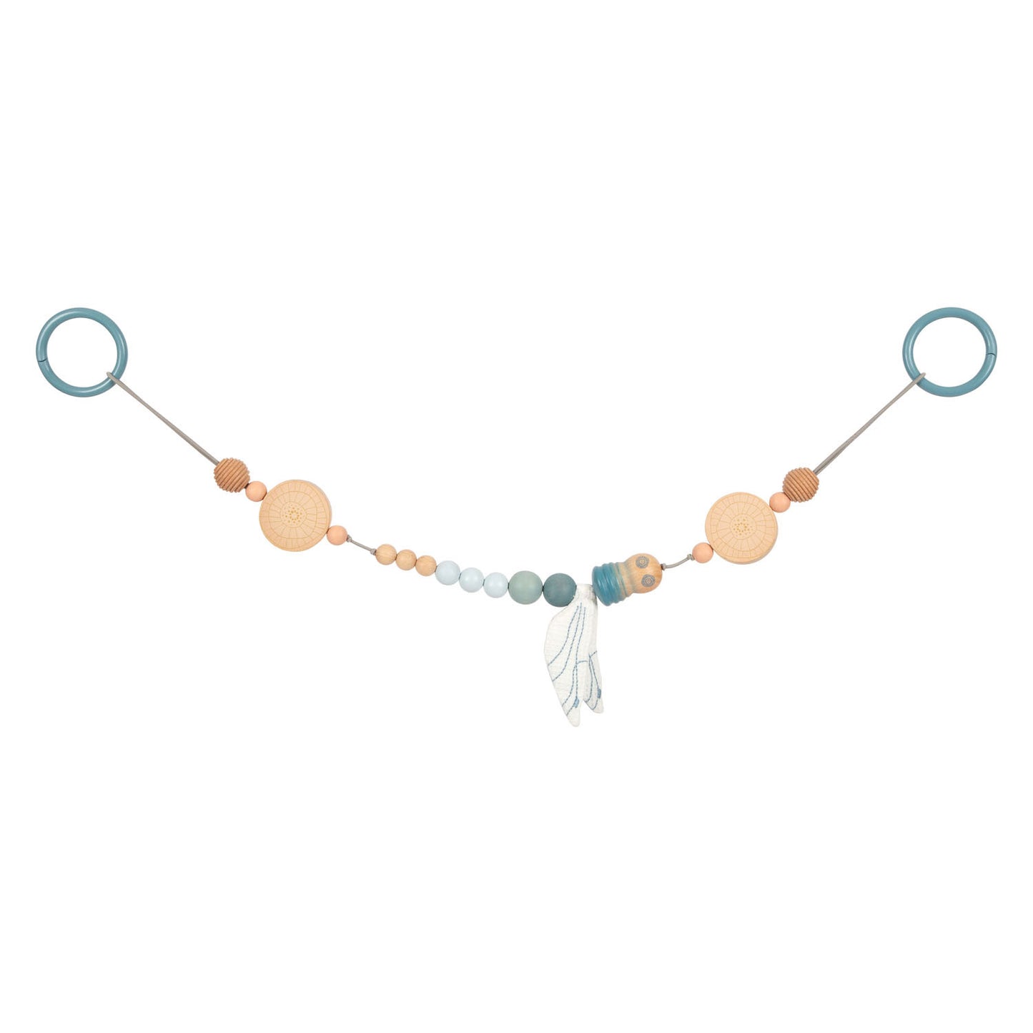 Small Foot - houten kinderwagenketting zeekust