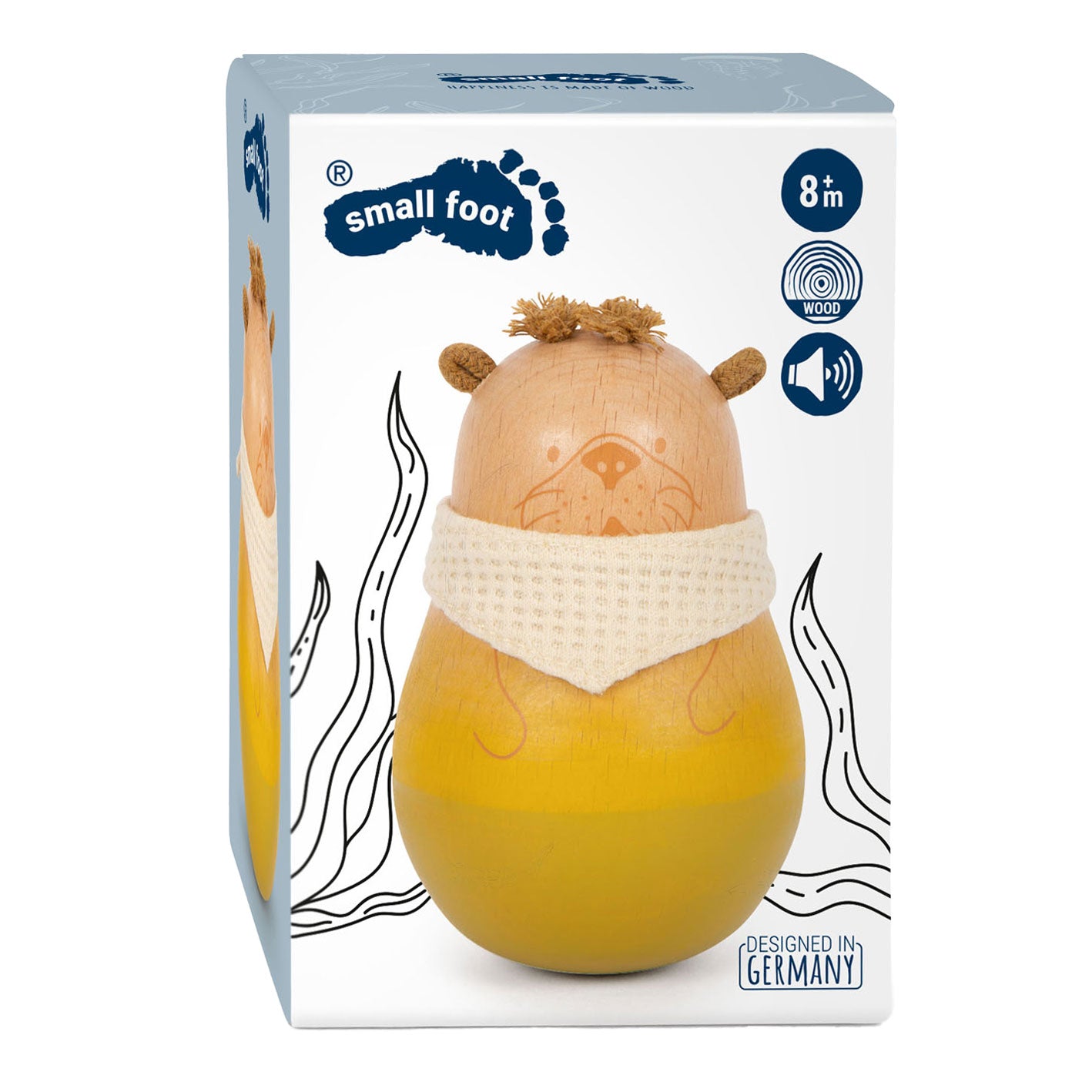 Small Foot - houten tuimelaar otter