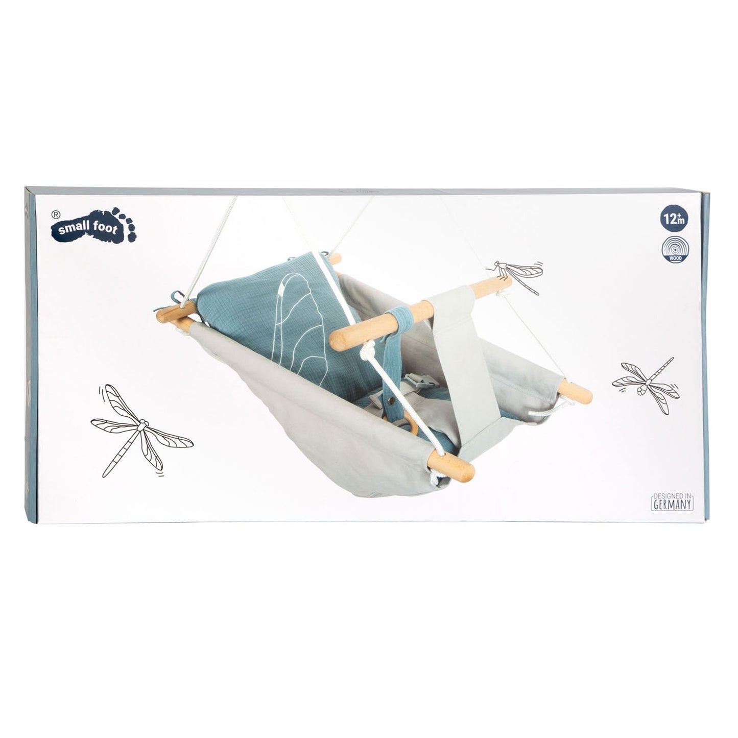Small Foot - houten babyschommel zeekust