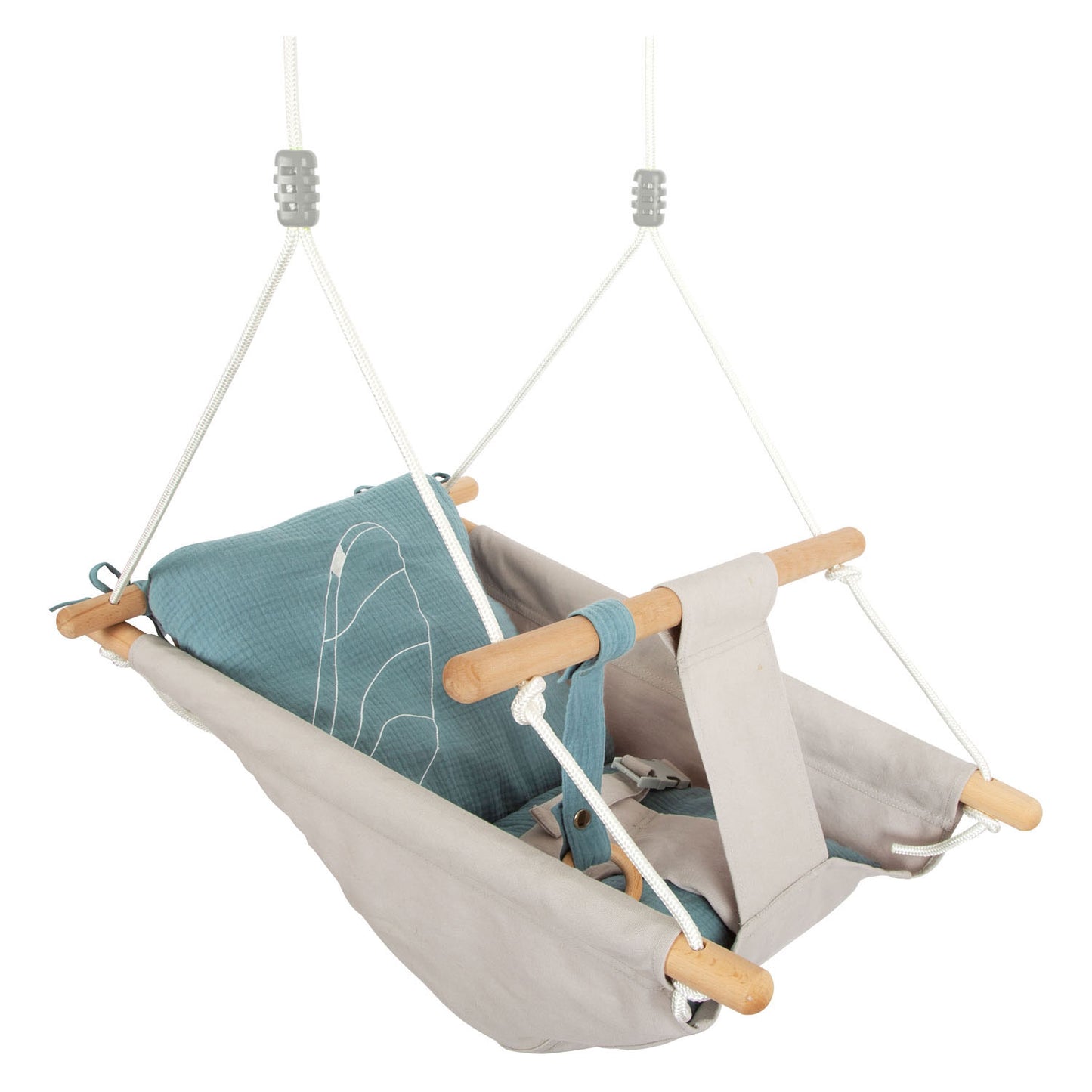Small Foot - houten babyschommel zeekust