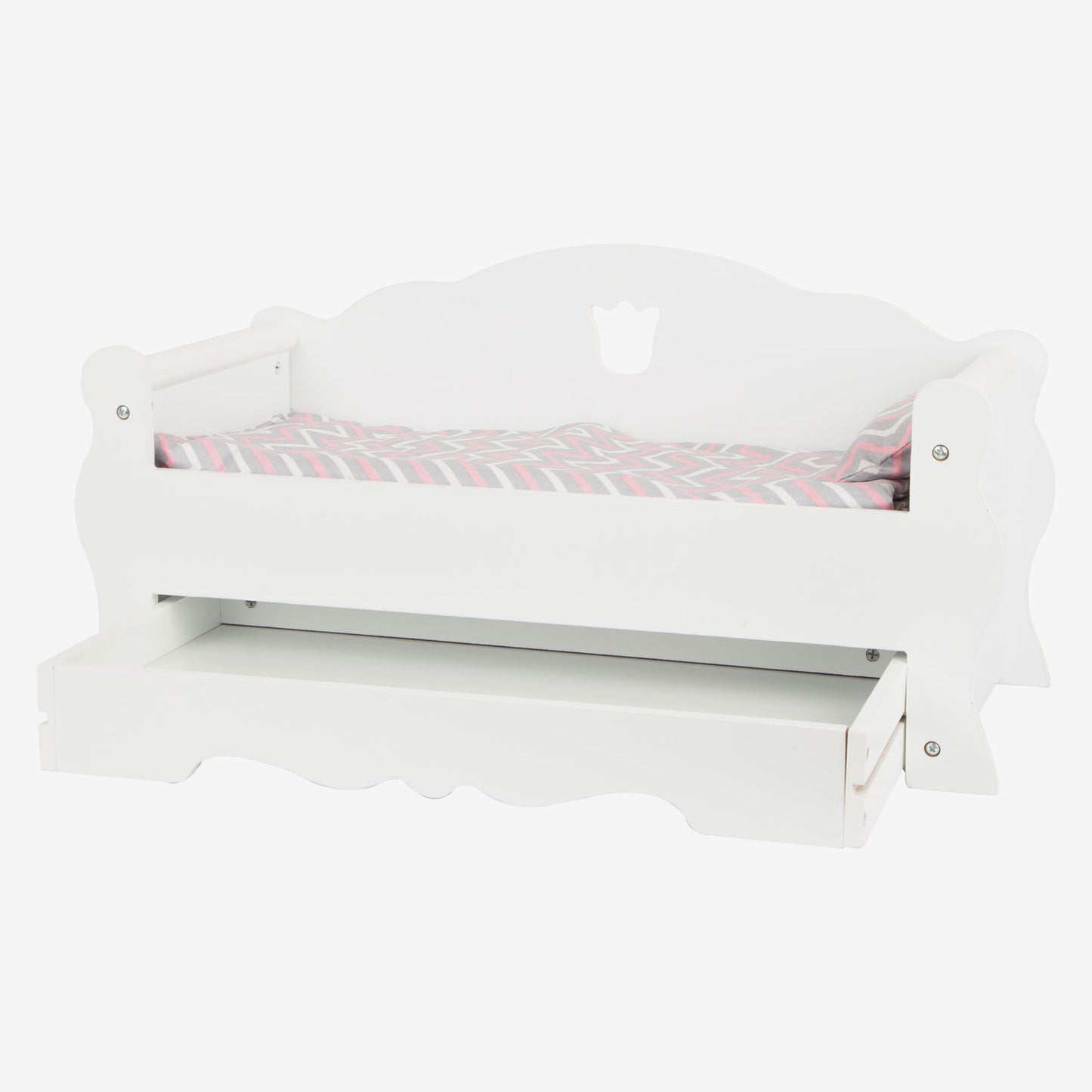 Small Foot - houten poppenbed met lade en beddengoed, 4dlg.
