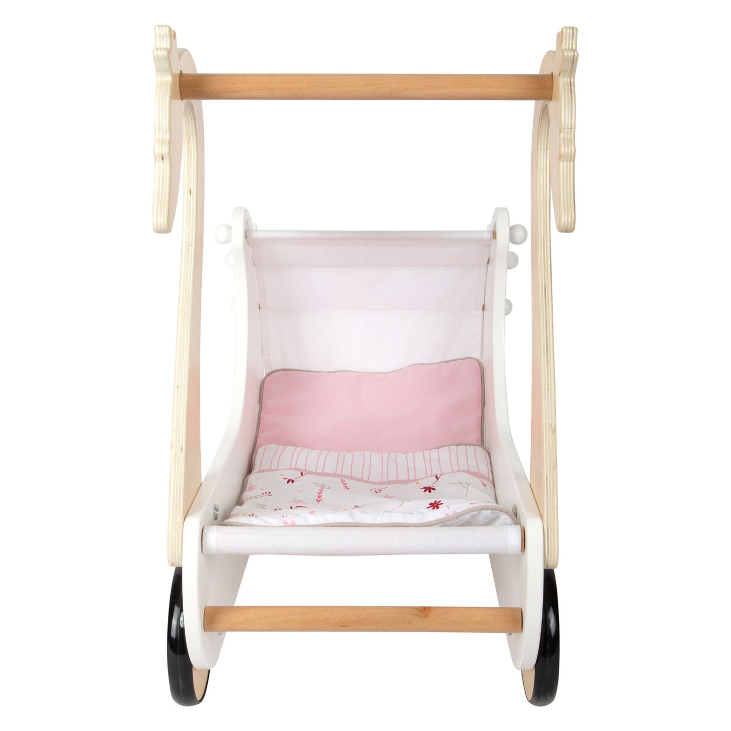 Small Foot - houten poppenwagen zwaan