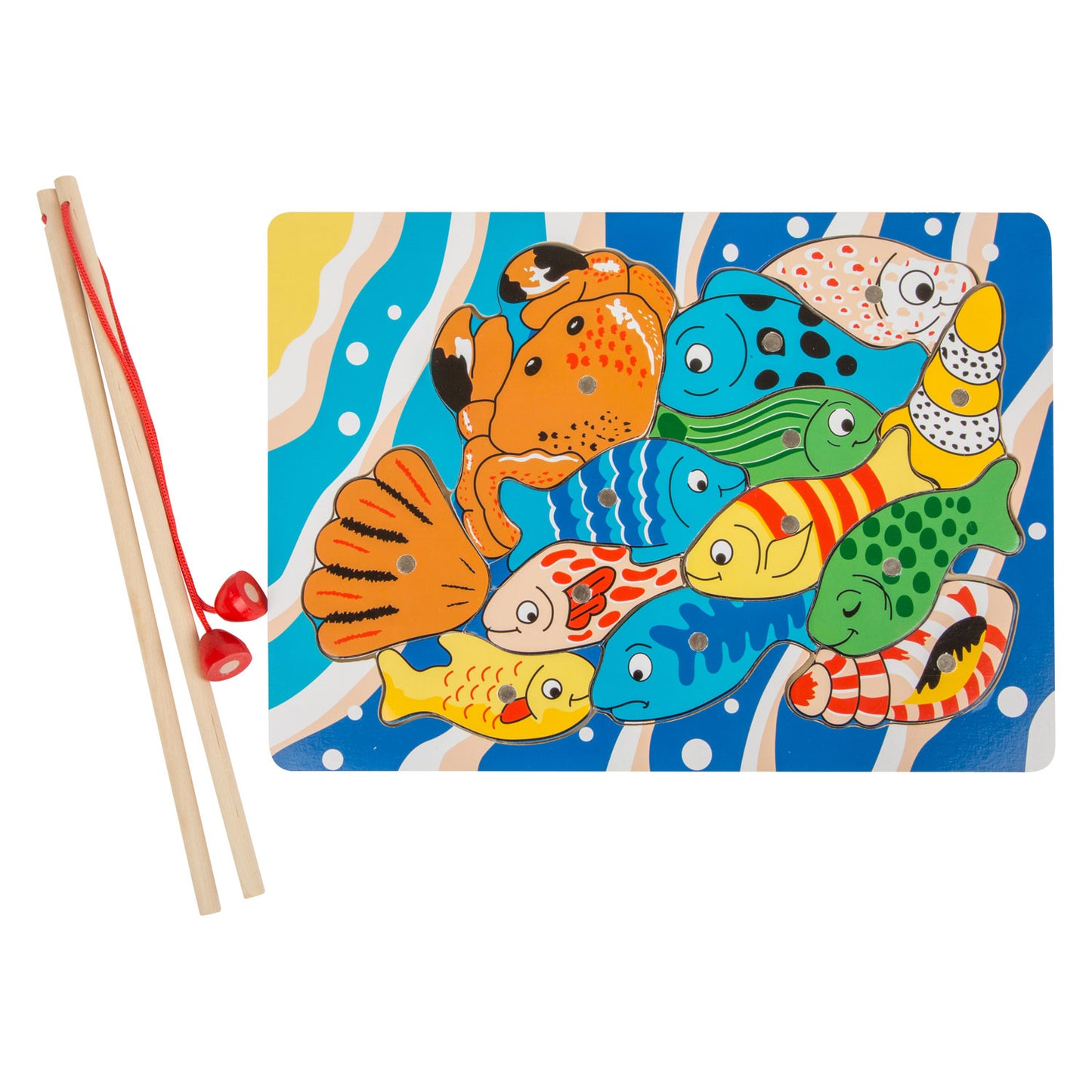 Small Foot - houten vishengelspel puzzel