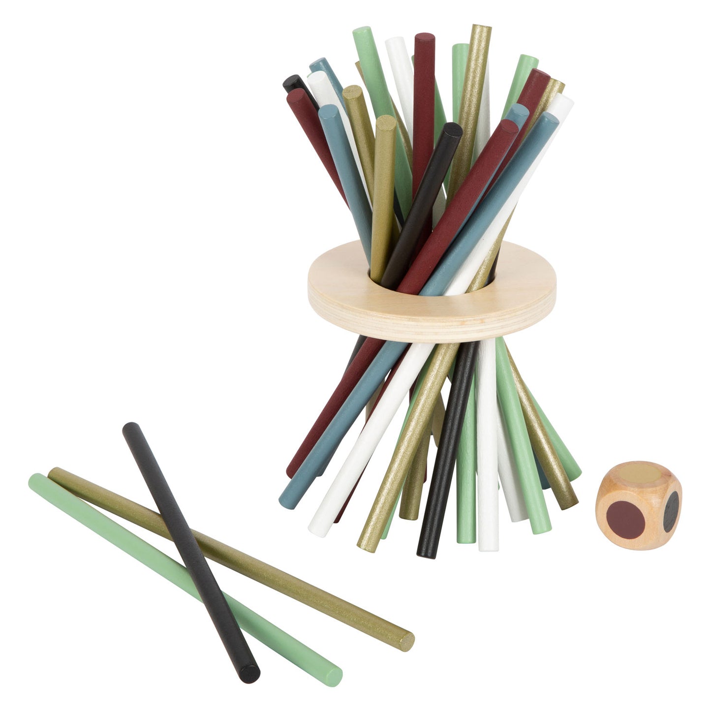 Small Foot - houten mikado verticaal spel gouden editie