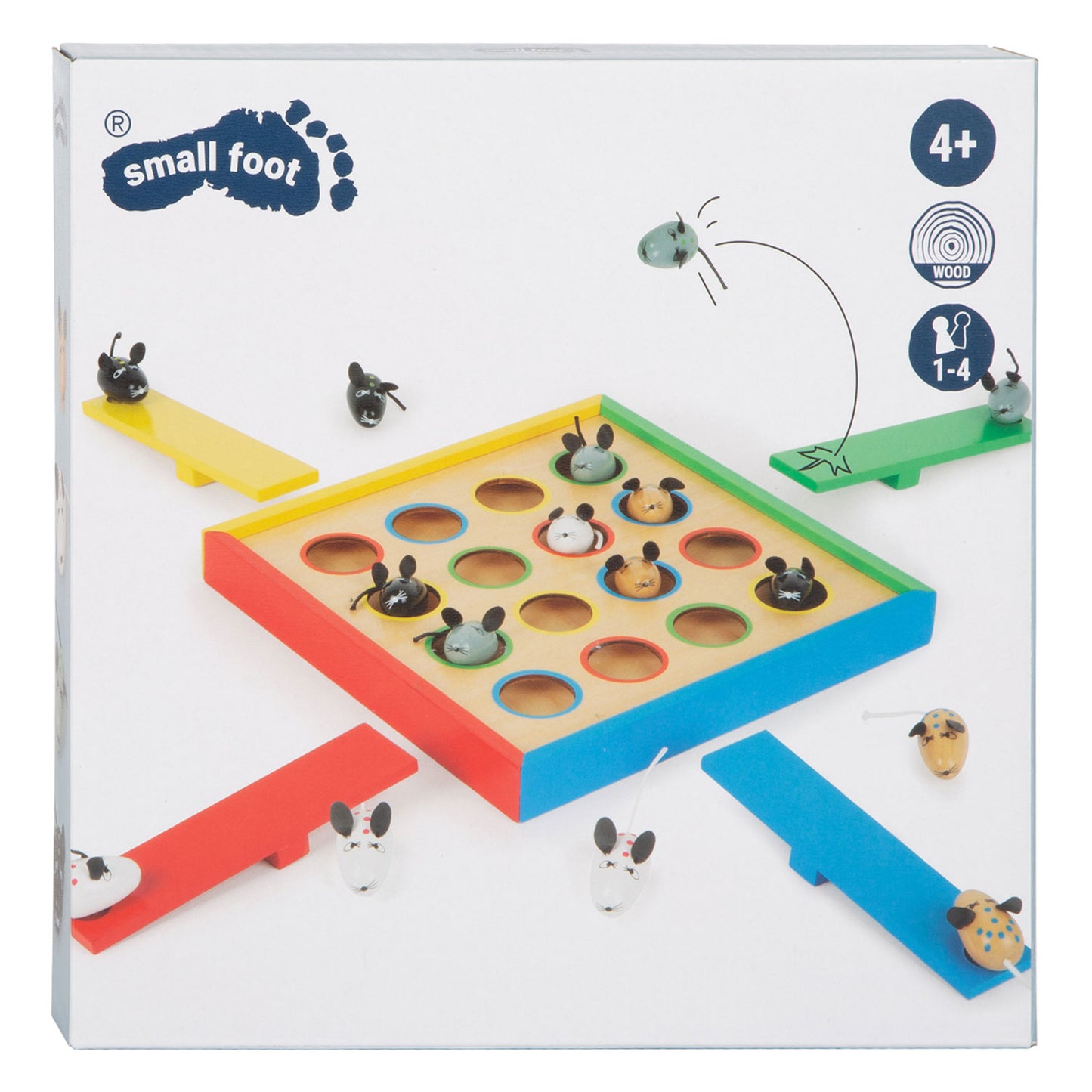 Small Foot - springende muizen bordspel
