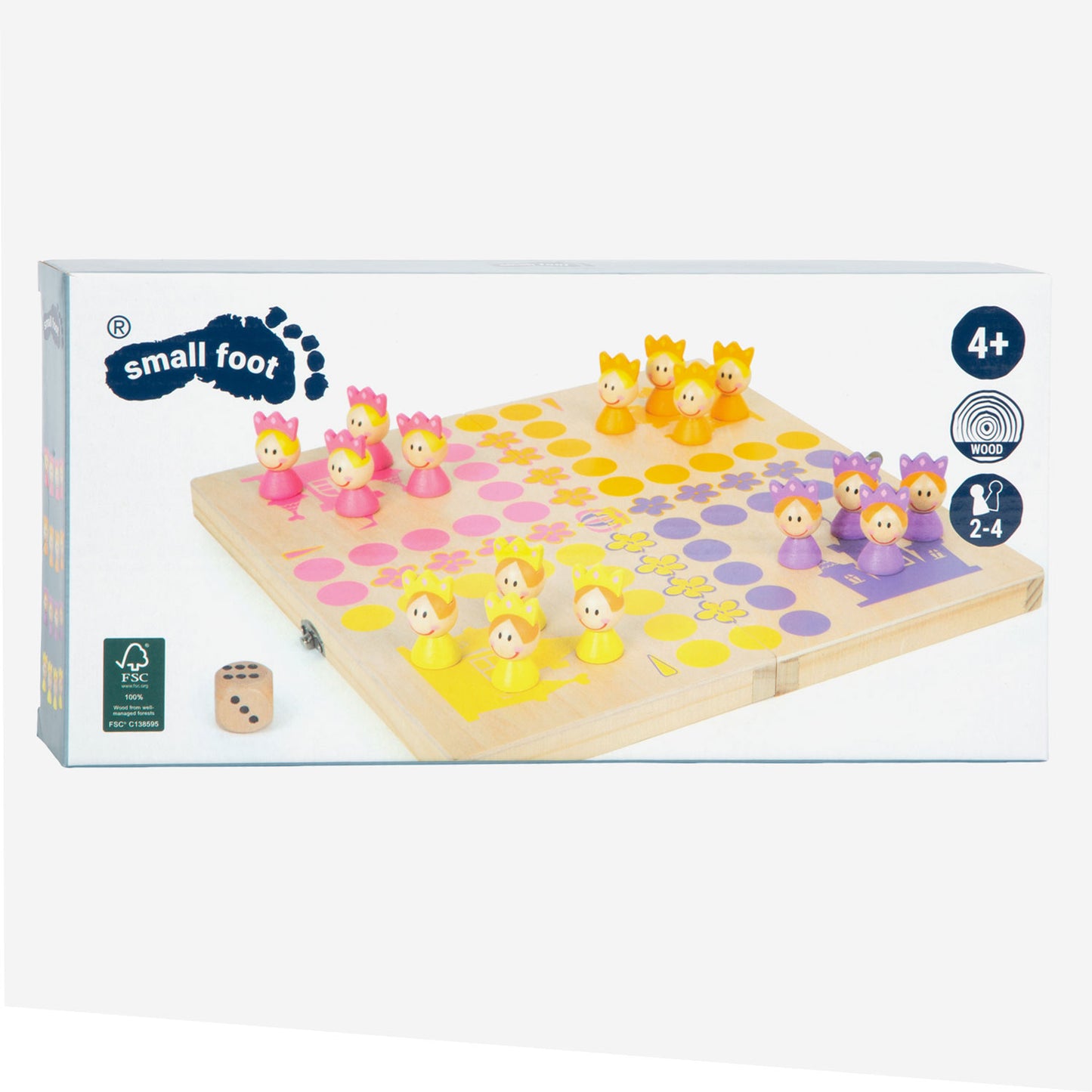 Small Foot - houten ludospel prinses