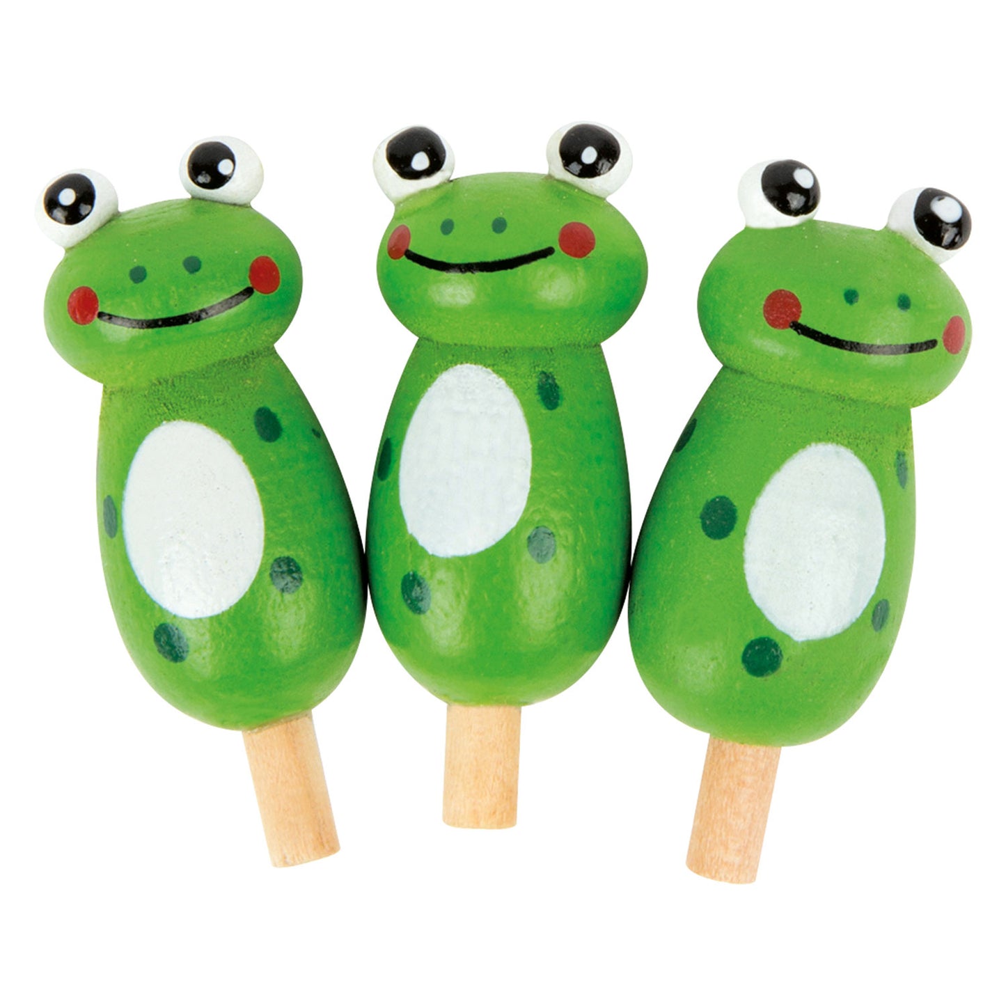 Small Foot - houten spel solitaire kikker